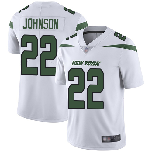 New York Jets Limited White Youth Trumaine Johnson Road Jersey NFL Football #22 Vapor Untouchable->nfl t-shirts->Sports Accessory